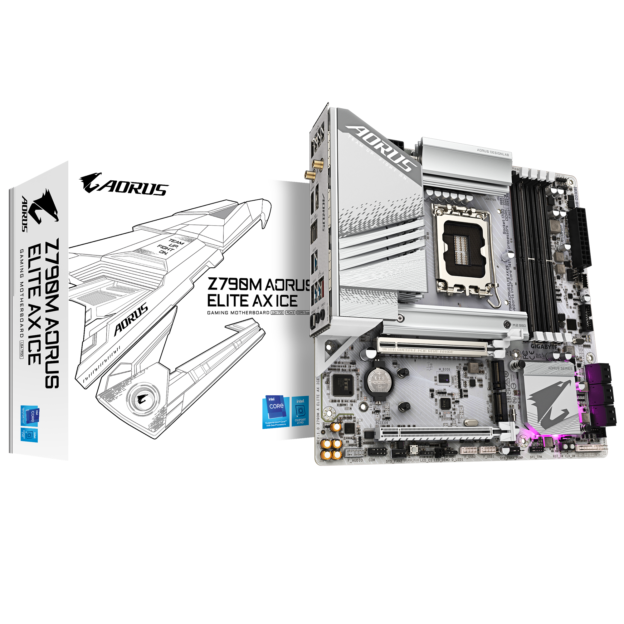 GIGABYTE Z790M AORUS ELITE AX ICE – image 6
