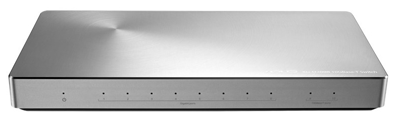 ASUS XG-U2008 Unmanaged Gigabit Ethernet (10/100/1000) Silver