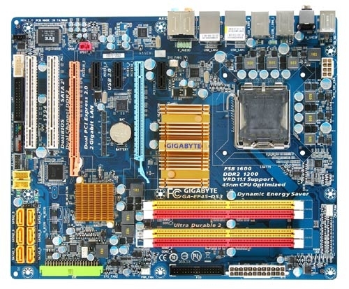 GIGABYTE GA-EP45-DS3 motherboard LGA 775 (Socket T) ATX
