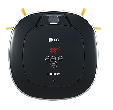 LG VR1229B robot vacuum Black – image 2