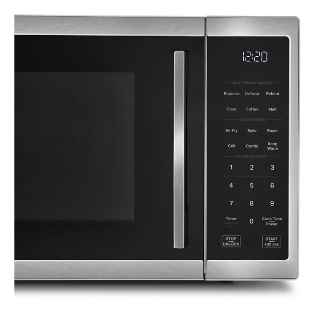 صورة مايكروويف كومبي Whirlpool WMCS5522RS سعة 28.3 لتر بقوة 900 واط ستانلس ستيل