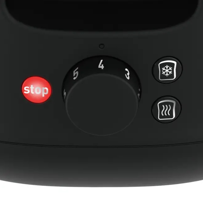Moulinex LT340811 toaster 6 2 slice(s) Black, Stainless steel – image 2
