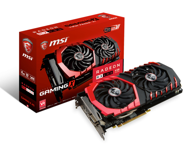 MSI Radeon RX 480 GAMING X 4G – image 1
