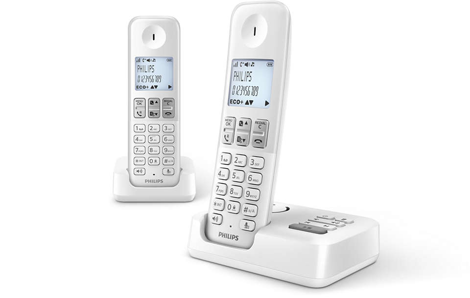 Philips D2552W/34 telephone DECT telephone Caller ID White