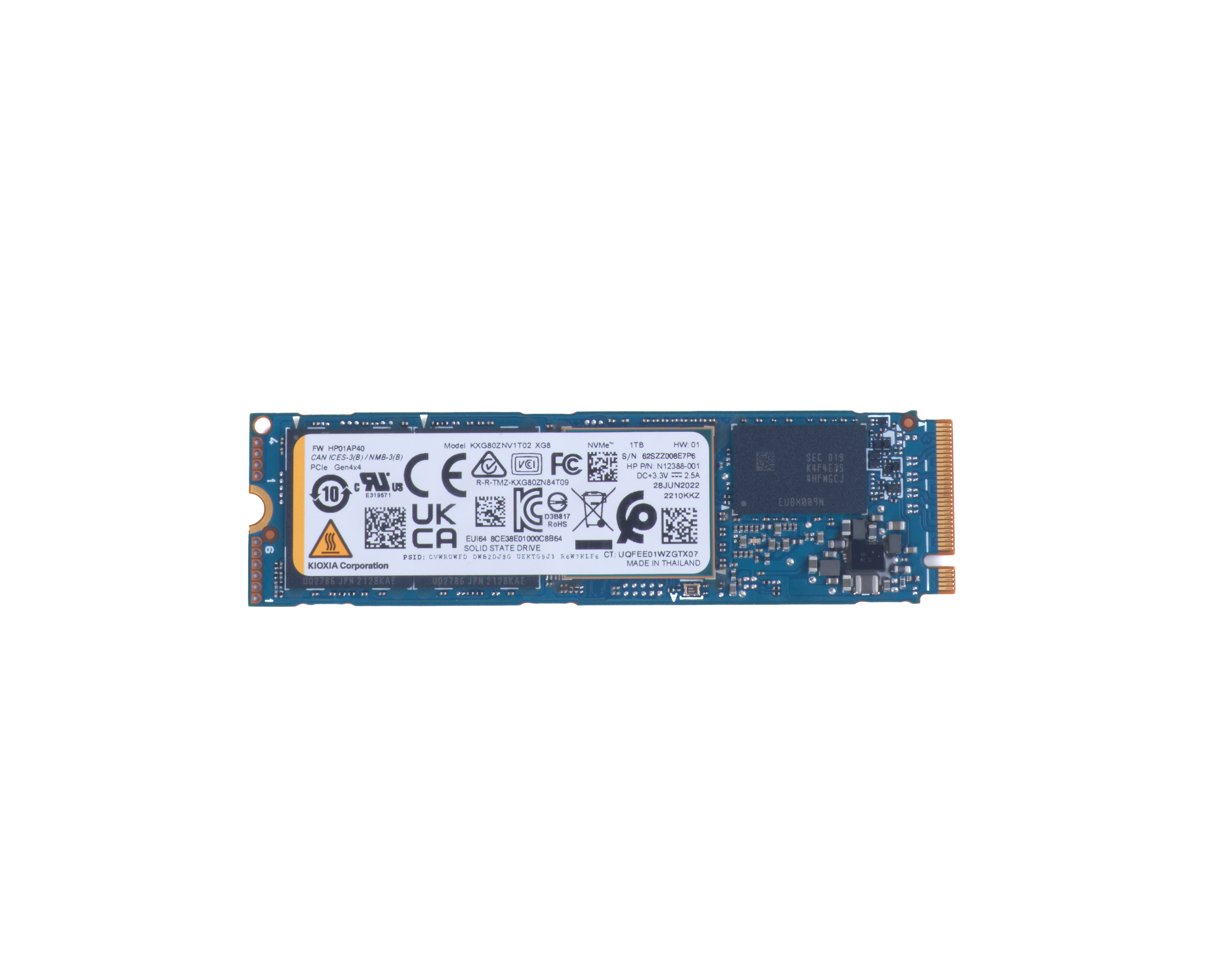 HP - SSD - 1 TB - internal - M.2 2280 - PCIe 4.0 x4