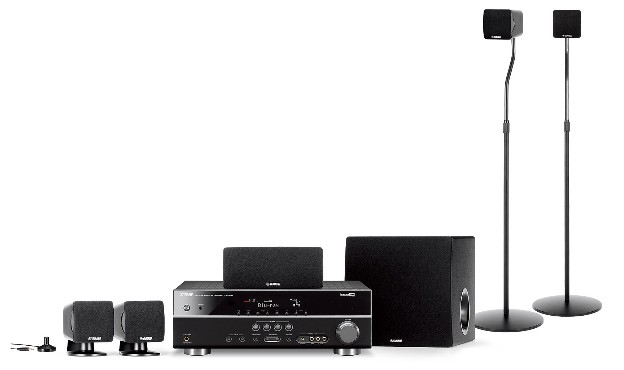 Yamaha YHT-394 home cinema system 5.1 channels 700, 500 3D Black