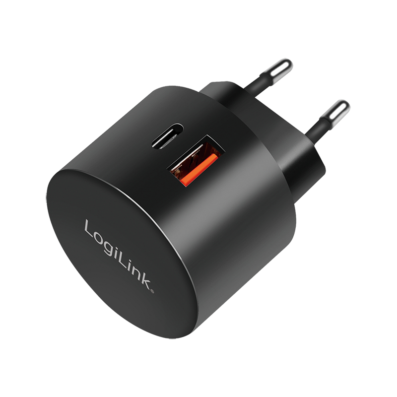 LogiLink PA0274 mobile device charger Smartphone, Tablet Black AC Fast charging Indoor