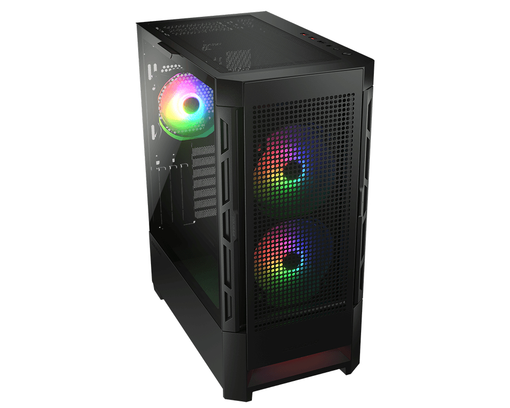 Gabinete Gamer Cougar Airface RGB - Media Torre - Mini ITX/Micro ATX/ATX/CEB - 3 Ventiladores - Panel Lateral - 385ZD10.0004 Gabinete Gamer Cougar Airface RGB - Media Torre - Mini ITX/Micro ATX/ATX/CEB - 3 Ventiladores - Panel Lateral - 385ZD10.0004