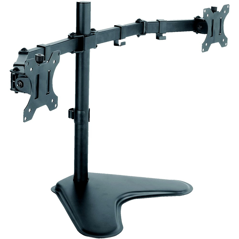 Techly Supporto da scrivania per 2 Monitor 13-32" con base