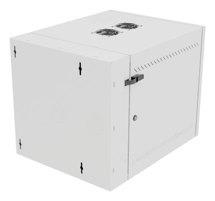 Vertiv VR Rack GL24WMCMS-W-SH-AF-00 rack cabinet 12U Wall mounted rack White – image 2