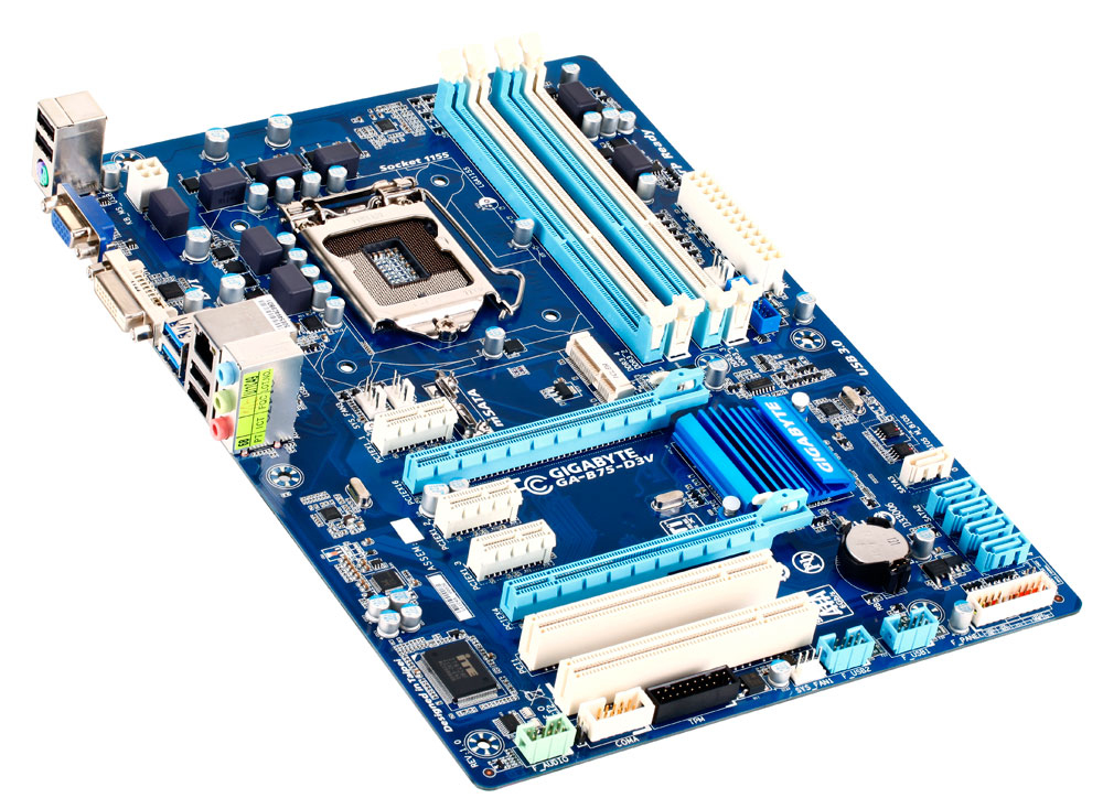 GIGABYTE GA-B75-D3V motherboard LGA 1155 (Socket H2) ATX – image 1