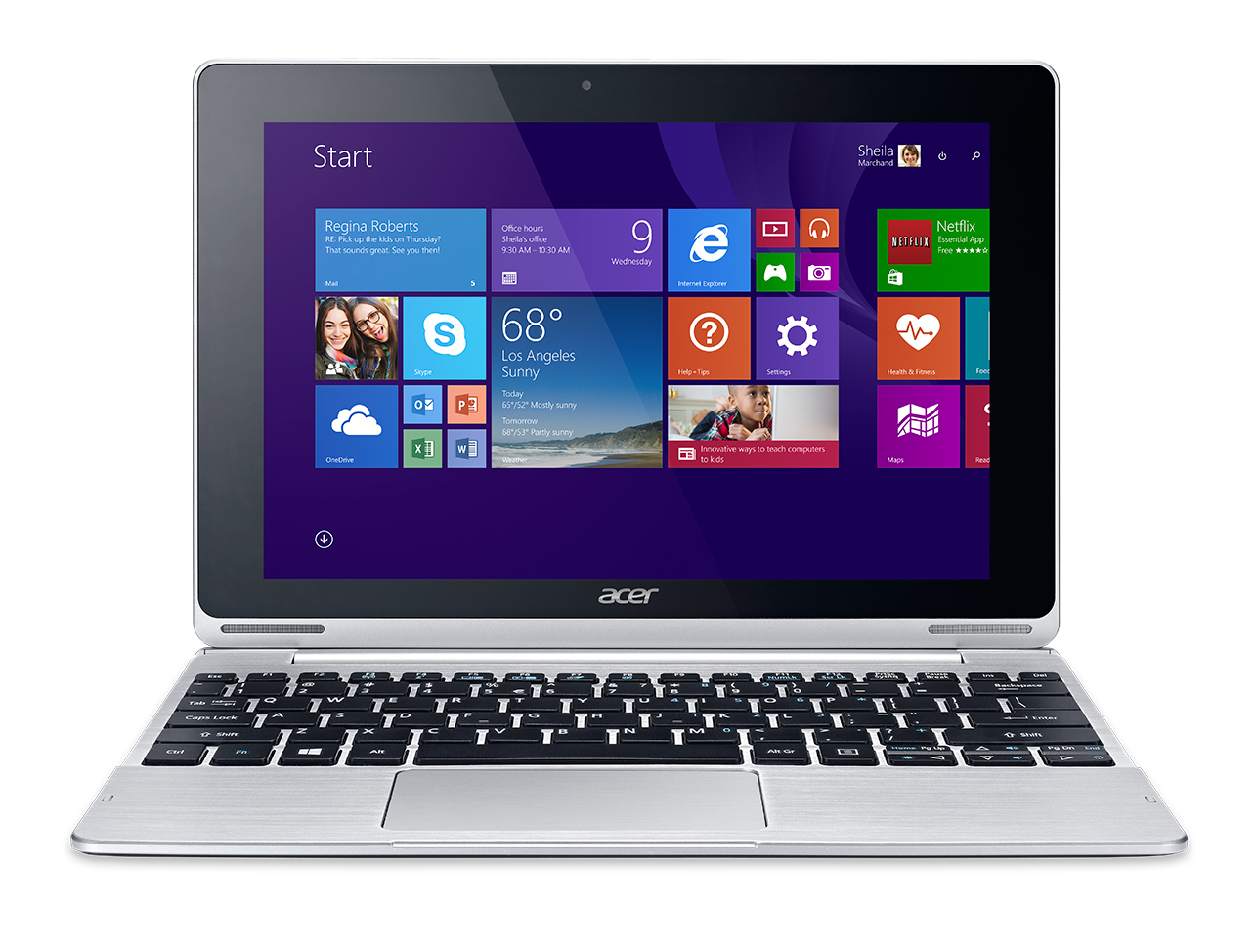 Acer Aspire Switch 10 SW5-012-16DE Intel Atom® Z3735F Hybrid (2-in-1) – image 1