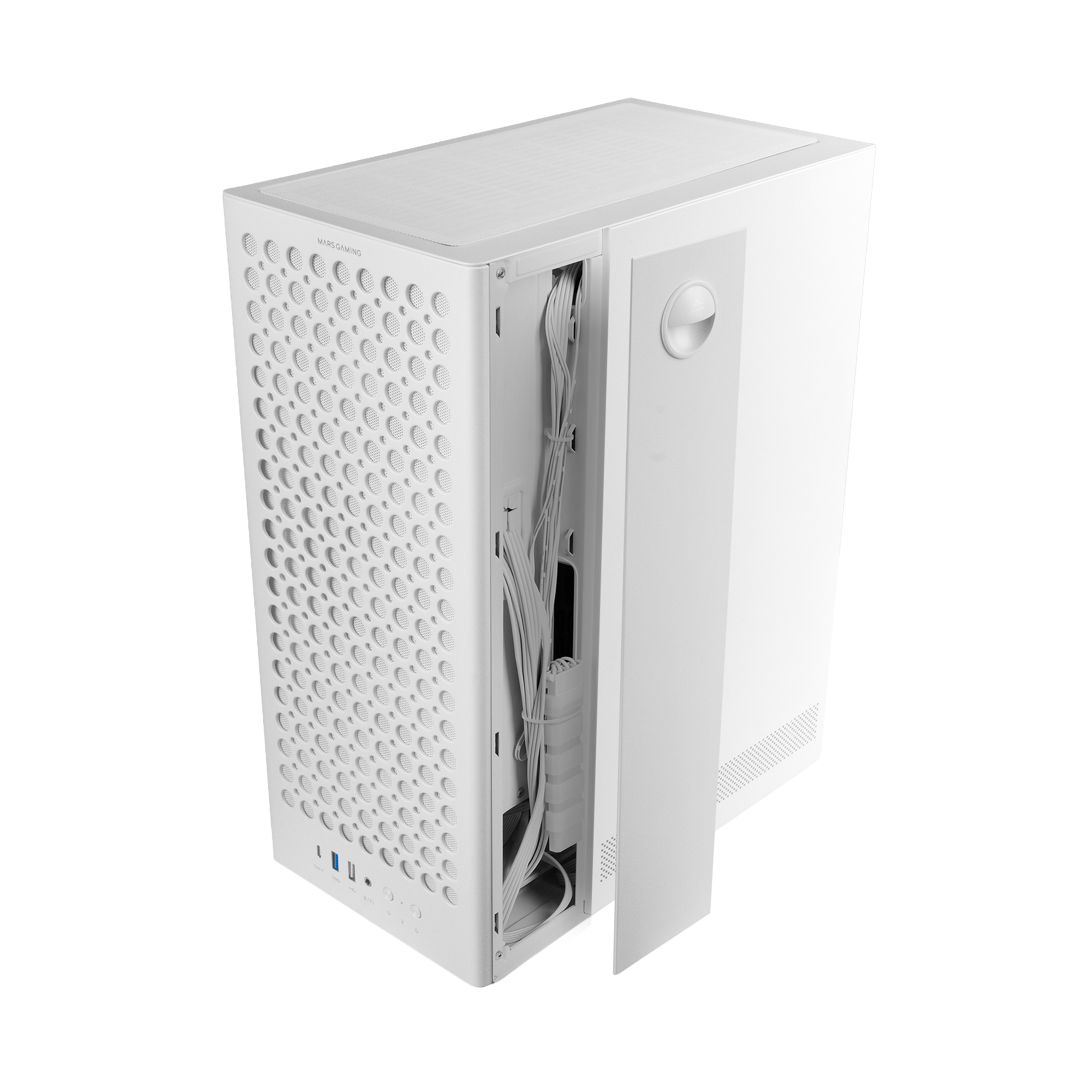 Mars Gaming MCT800W computer case Midi Tower White image 7