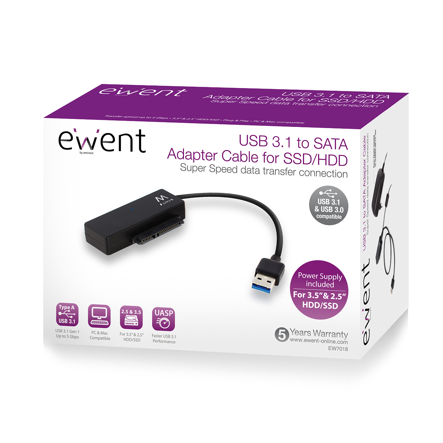 Ewent EW7018 interface cards/adapter SATA – image 5