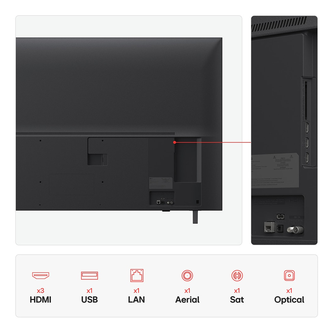 Téléviseur 43 LG 43UA75006LA 4K UHD LED HDR10 WebOS 25 43 pouces — photo 3