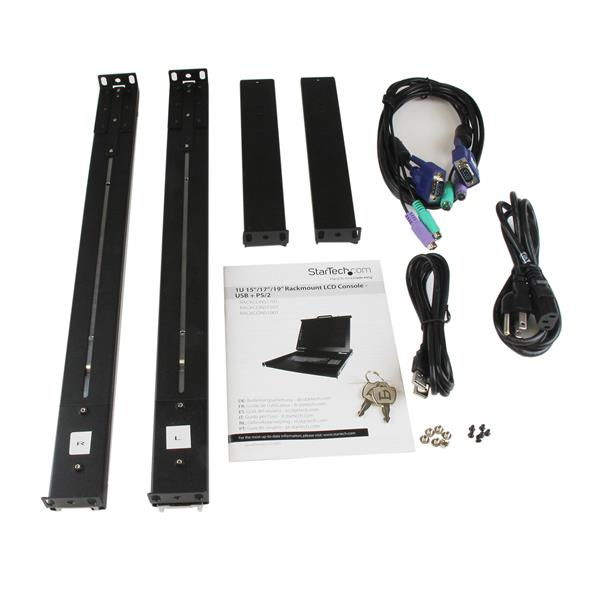StarTech.com 1U 17” HD 1080p Dual Rail Rackmount Widescreen LCD Console – image 9