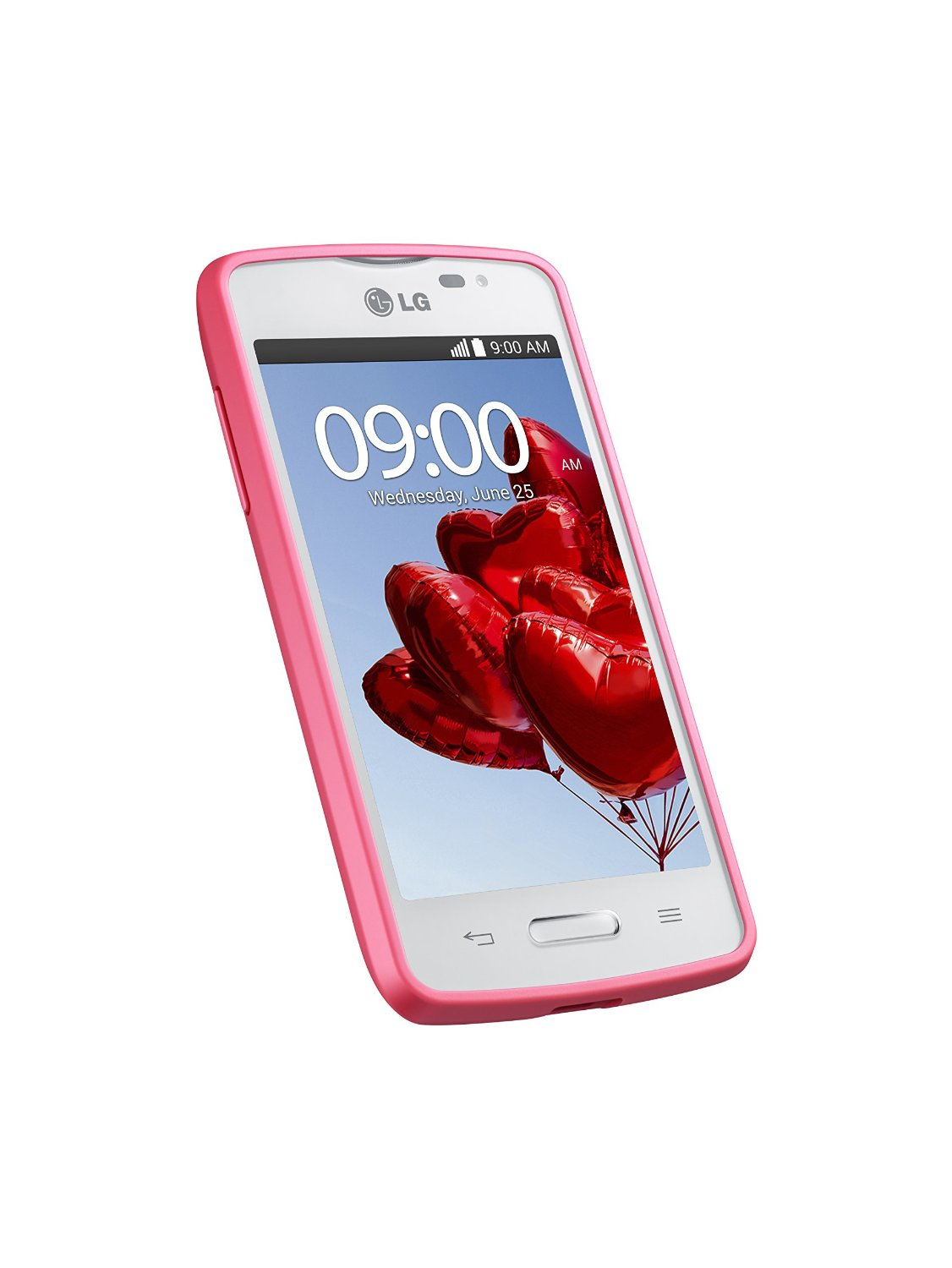 LG L50 D213N 10.2 cm (4") Single SIM Android 4.4.2 3G 0.5 GB 4 GB 1900 mAh Pink, White – image 4