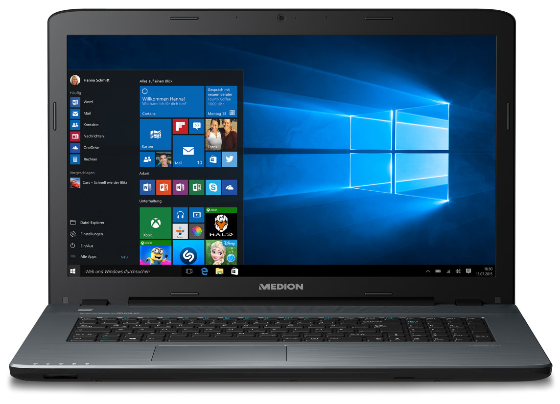 MEDION AKOYA P7649 Intel® Core™ i7 i7-8550U Laptop