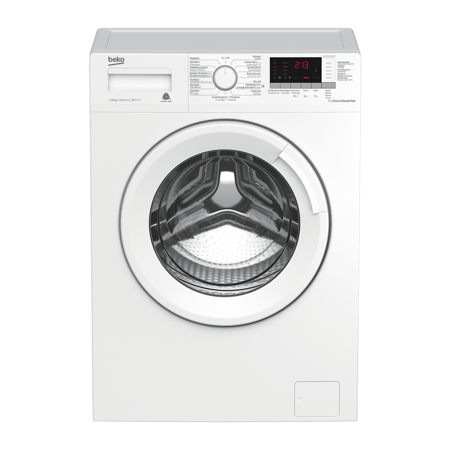 Beko WCV10713XWPT washing machine Front-load