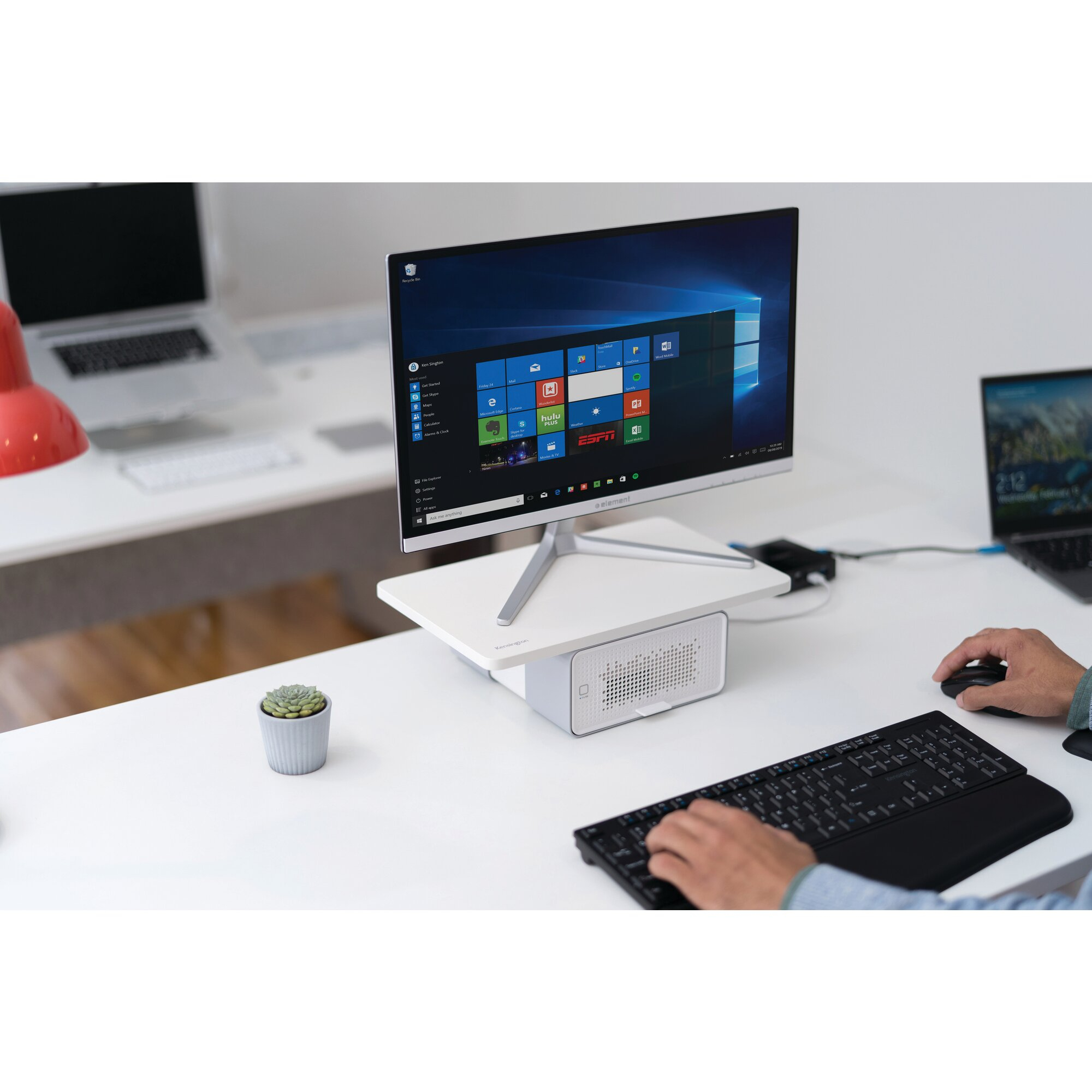 صورة Kensington K55462WW جهاز تنقية الهواء فلتر HEPA 11 أبيض