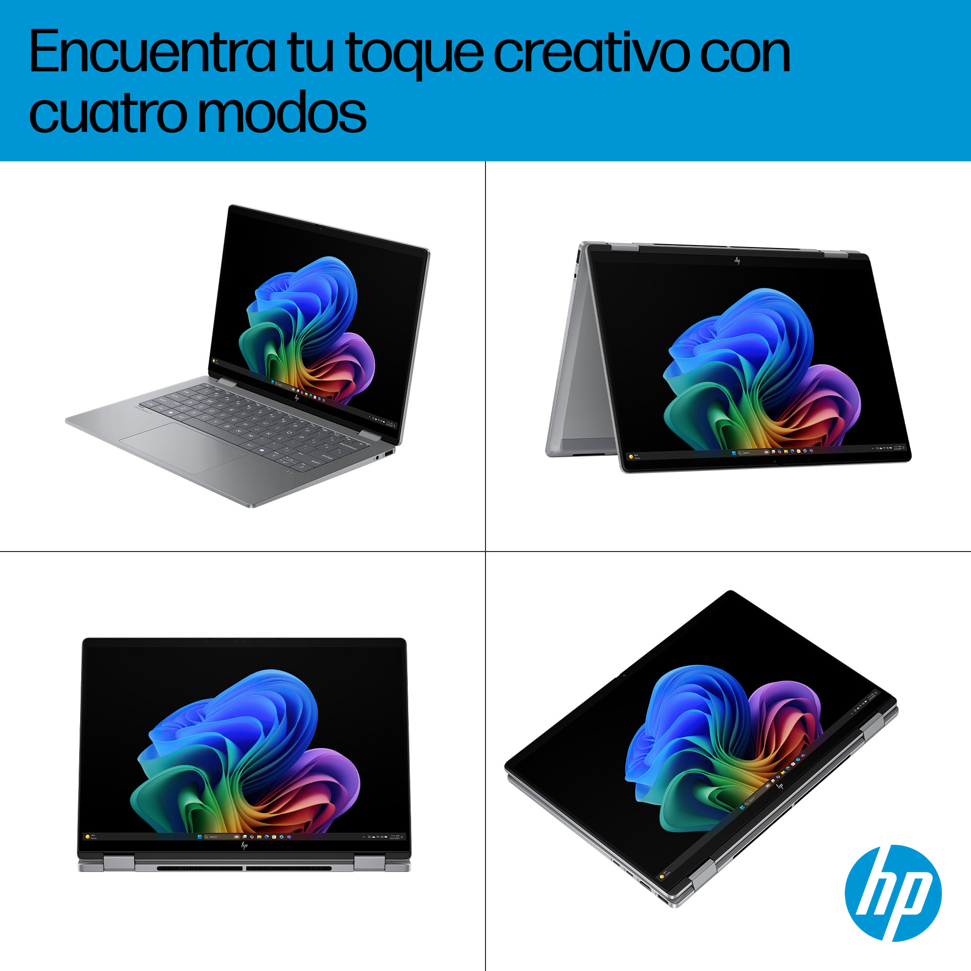 Portátil táctil convertible HP Omnibook X 14-fk0006ns con 3 años de garantía - Con Inteligencia Artificial - imagen 10