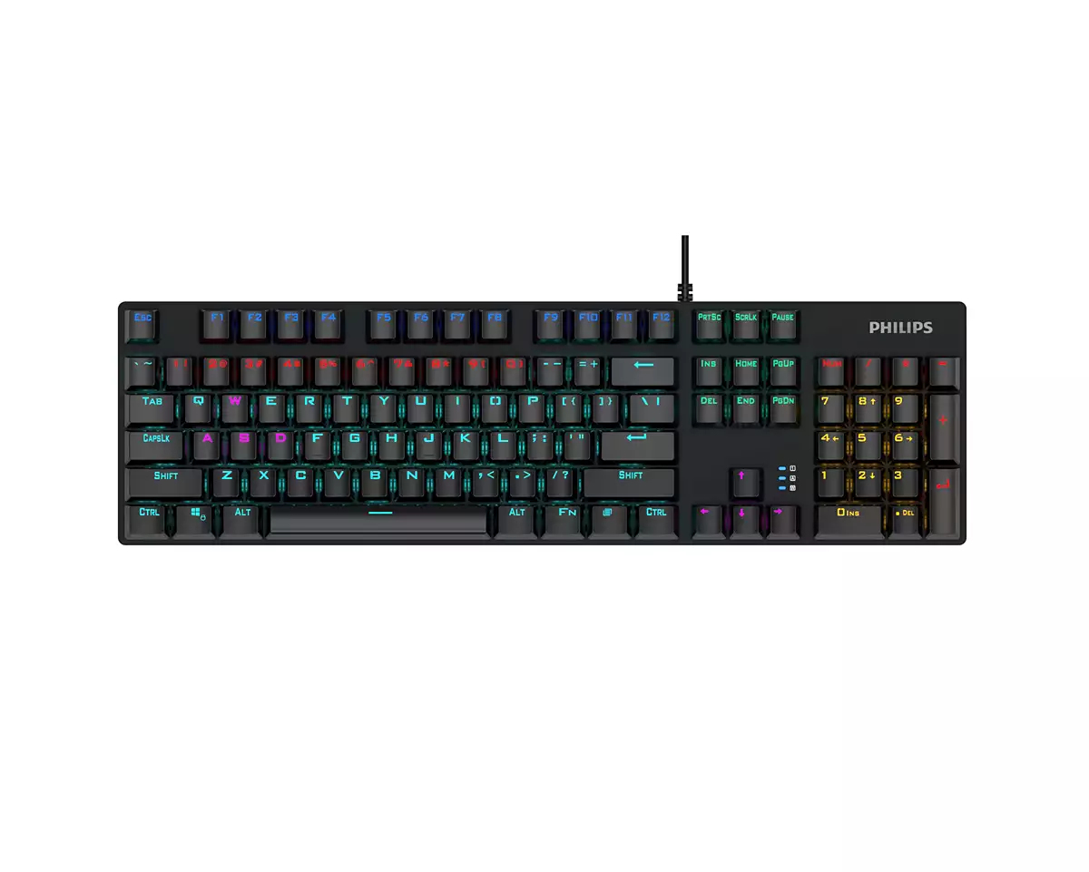Philips SPK8404/00 keyboard Gaming USB QWERTY Black