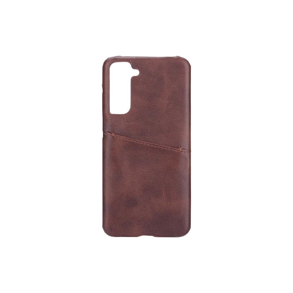 Onsala Mobile Cover Brown with Cardpocket Samsung S21 FE – image 1