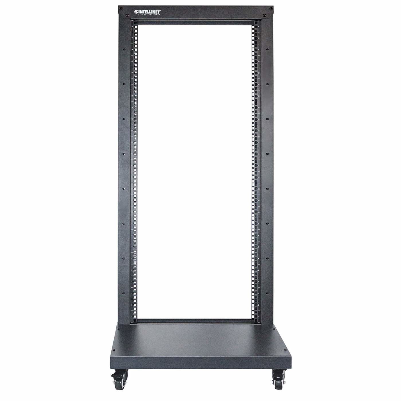 Intellinet Network Rack - 2-Post Open Frame, 48U, Black, Flatpack – image 3