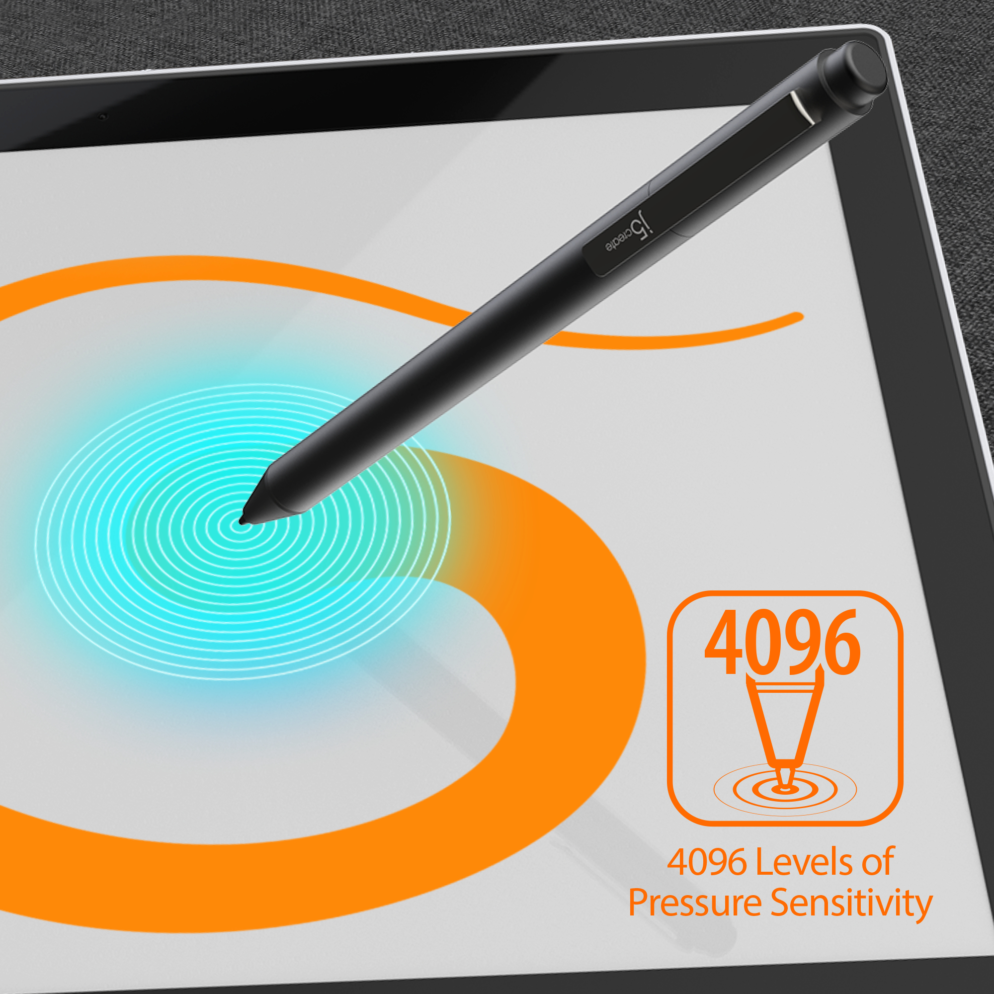 j5create JITP100 USI Stylus Pen for Chromebook™, Black – image 9