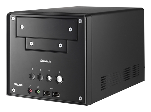 Shuttle SA76G2 PC/workstation barebone SFF Black Socket AM2 – image 4