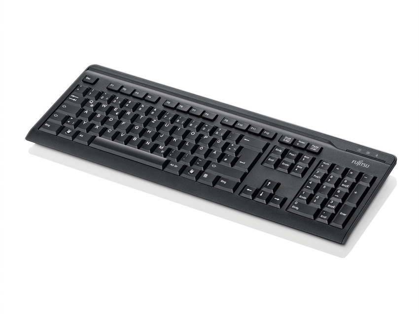 Fujitsu KB410 keyboard Office PS/2 QWERTY English Black