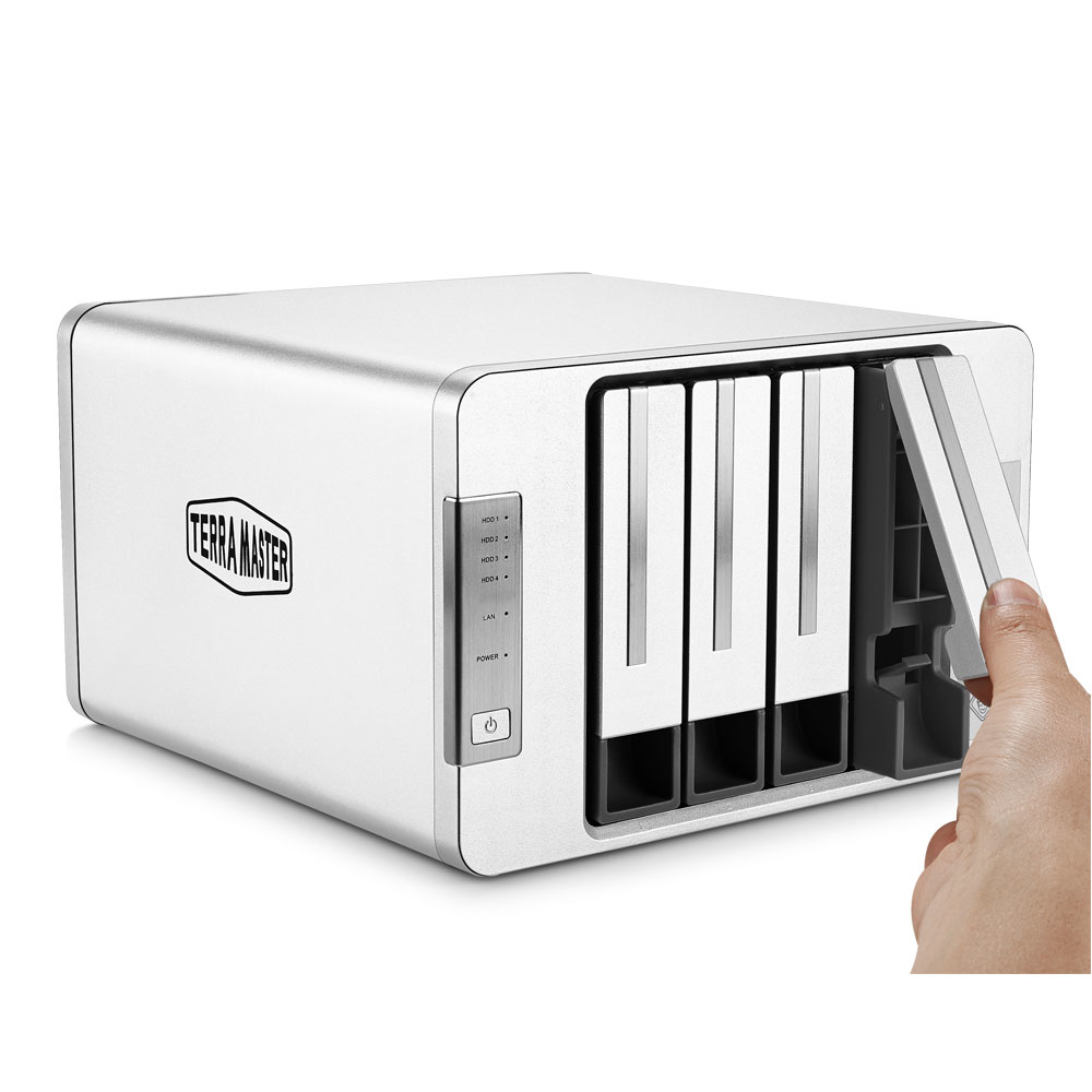 TerraMaster F4-210 NAS/storage server Desktop Realtek RTD1296 – image 2