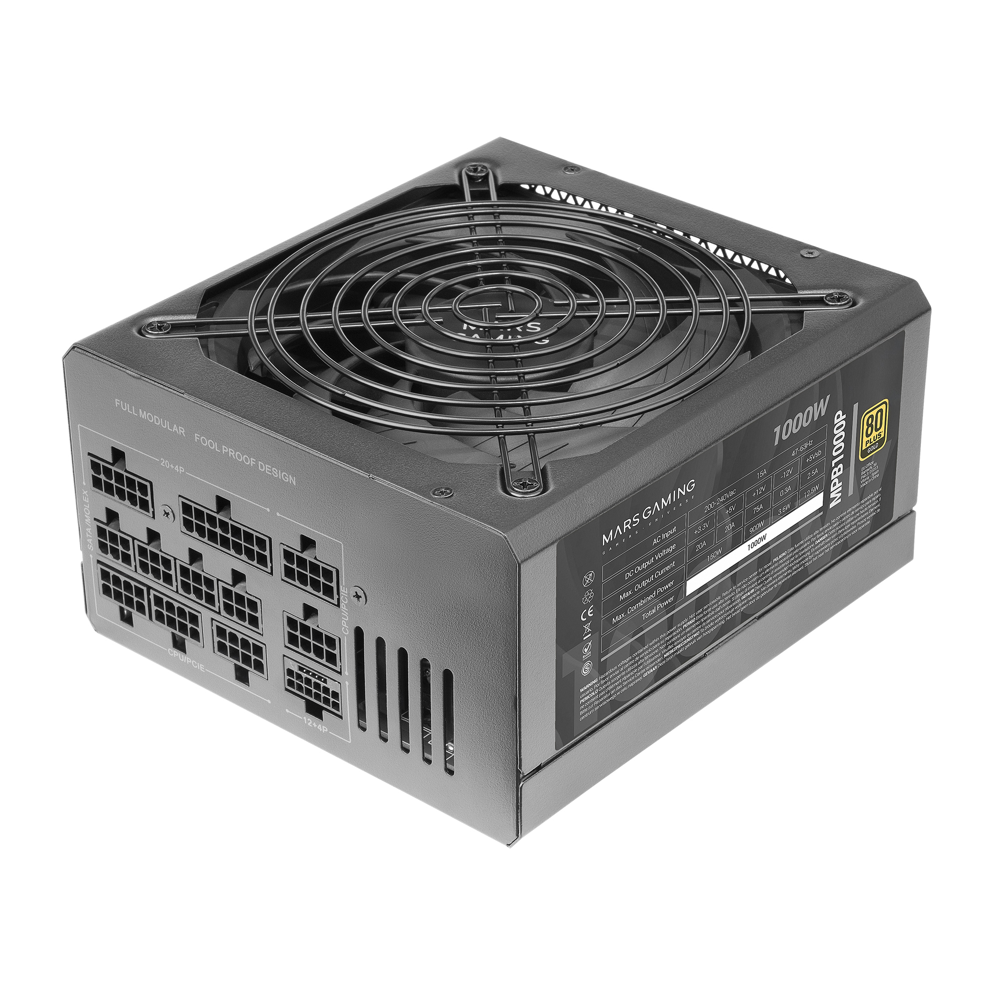 Mars Gaming MPB1000P power supply unit – image 2