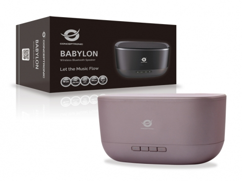 Conceptronic BABYLON Wireless Bluetooth Speaker, red – image 2