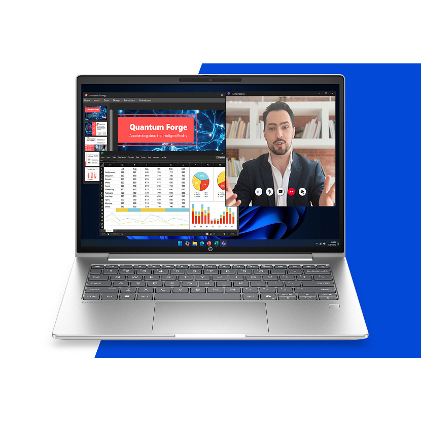 HP ProBook 4 G2i 14 inch Notebook Next Gen AI PC Wolf Pro Security Edition Copilot+ PC Intel Core Ultra 7 Laptop 35.6 cm (14″) Touchscreen WUXGA 32 GB DDR5-SDRAM 1 TB SSD Wi-Fi 7 (802.11be) Windows 11 Pro Silver image 18