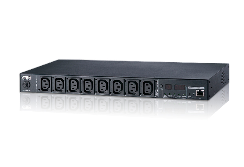 ATEN PE7108G-ATA-G power distribution unit (PDU) 8 AC outlet(s) 1U Black – image 1