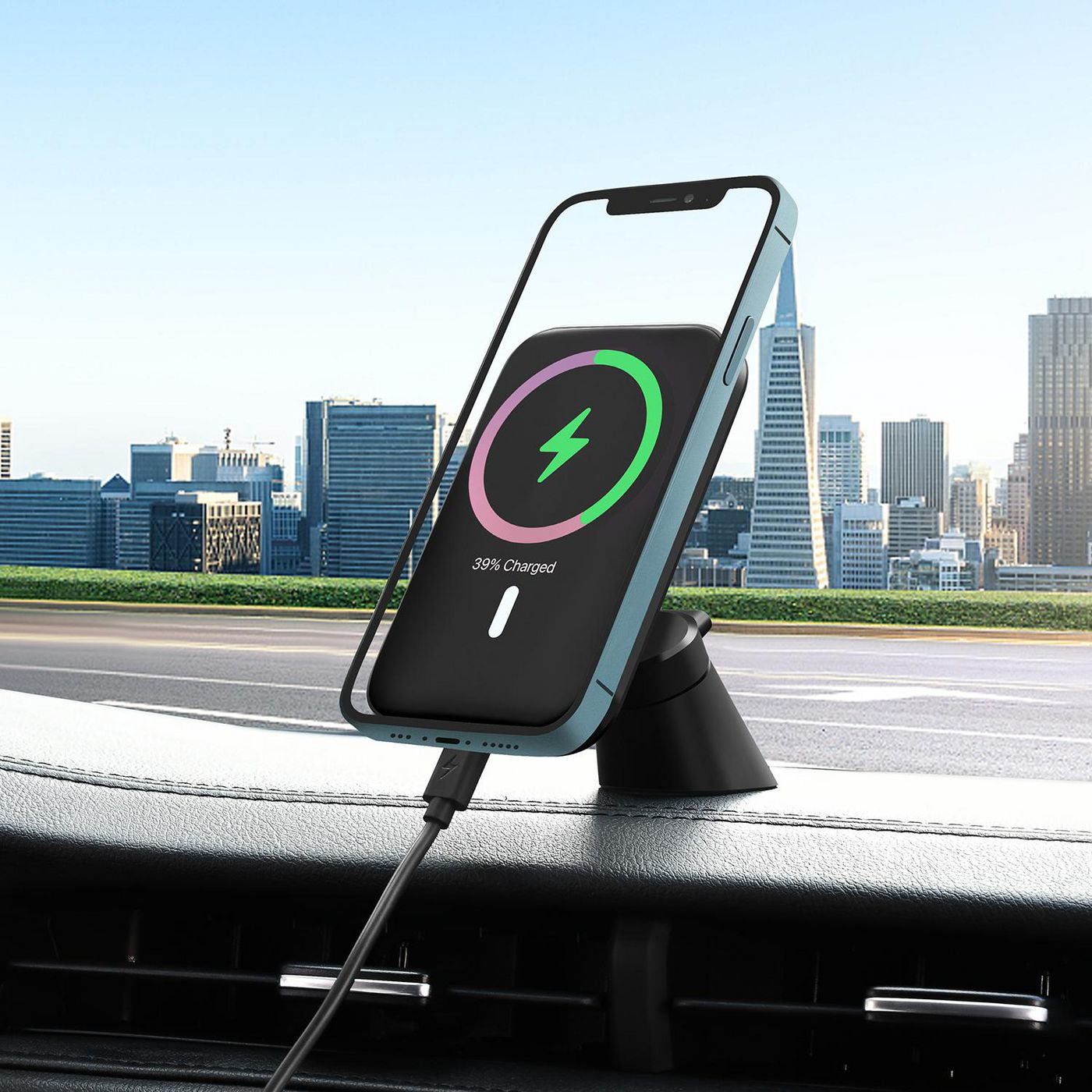 eSTUFF ES638121 mobile device charger Smartphone Aluminium Cigar lighter Wireless charging Fast charging Auto – image 7
