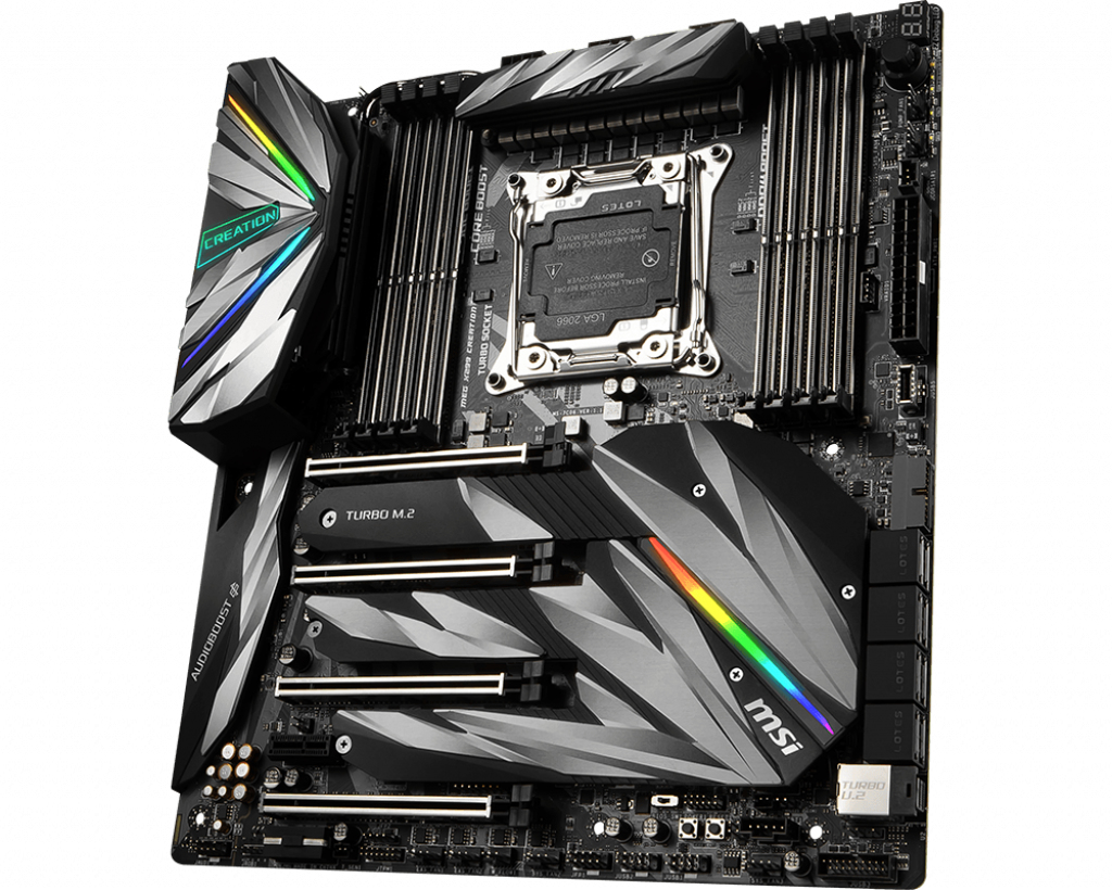 MSI MEG X299 Creation Intel® X299 LGA 2066 (Socket R4) Extended ATX image 3