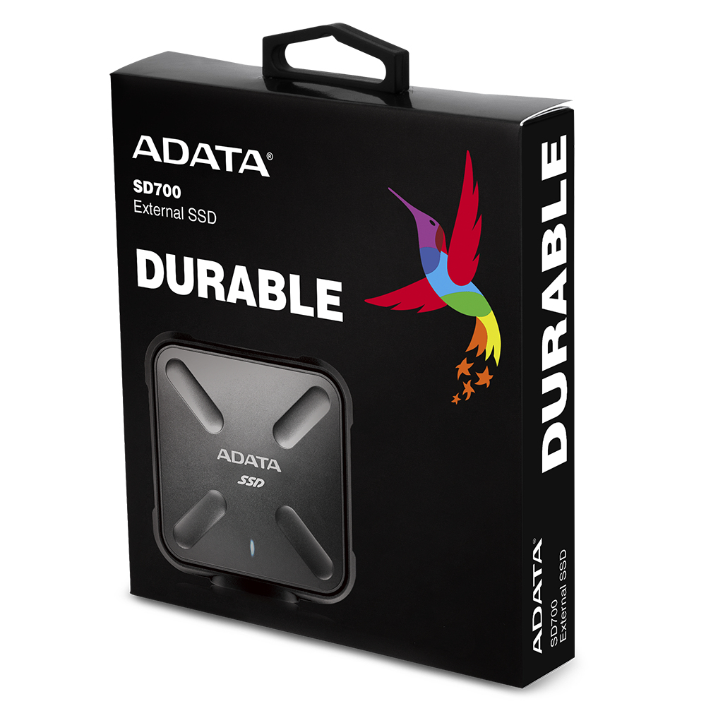 ADATA SD700 256 GB USB Type-C 3.2 Gen 1 (3.1 Gen 1) Black image 2