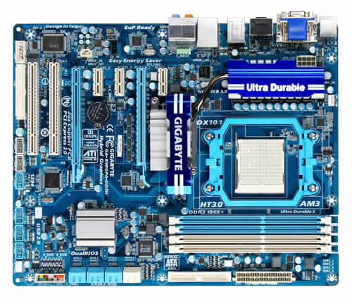 GIGABYTE GA-890GPA-UD3H motherboard AMD 890GX Socket AM3 ATX