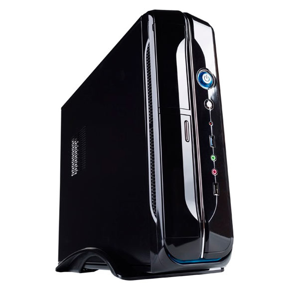 Hiditec SL10-G4-4-1T Intel Pentium G G4560 4 GB DDR4-SDRAM 1 TB HDD Ubuntu Linux Desktop PC Black image 1