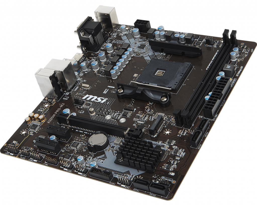 MSI A320M PRO-M2 AMD A320 Socket AM4 micro ATX image 3