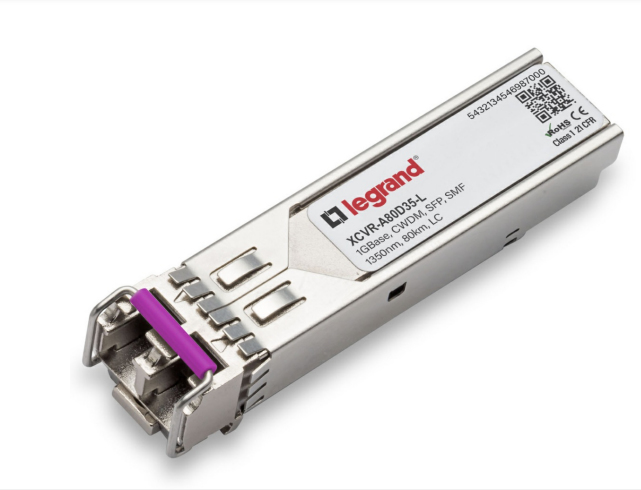Legrand XCVR-A80D35-L network transceiver module Fiber optic 1000 Mbit/s SFP 1350 nm