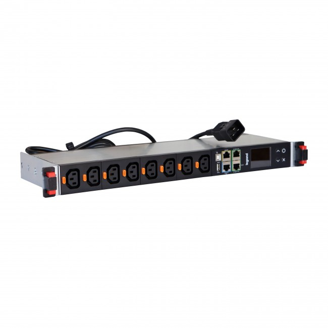 Legrand 646010 power distribution unit (PDU) 12 AC outlet(s) 1U Black