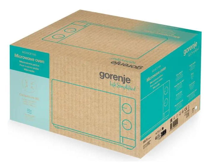 Gorenje MO20CE1W5 White Solo microwave Countertop – image 7