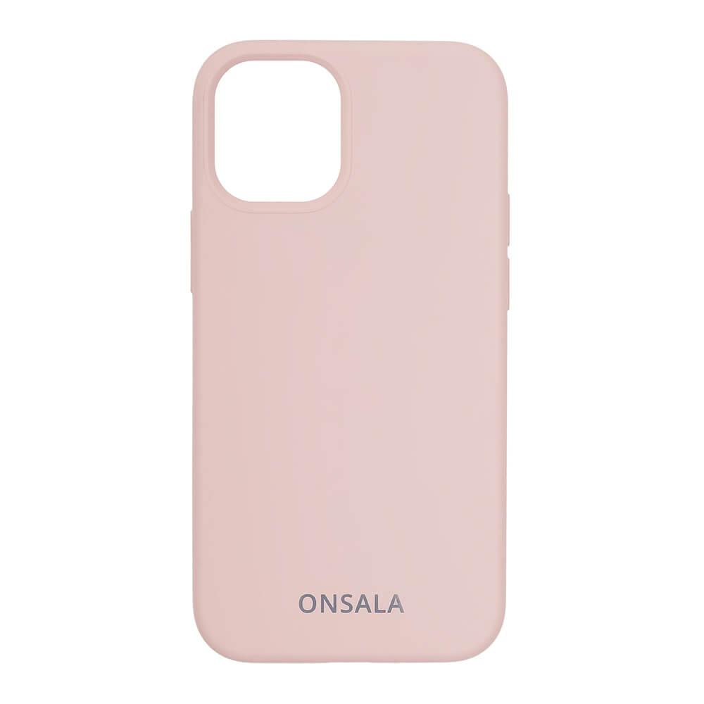 Onsala Phone Case Silicone Sand Pink - iPhone 12 Mini – image 1