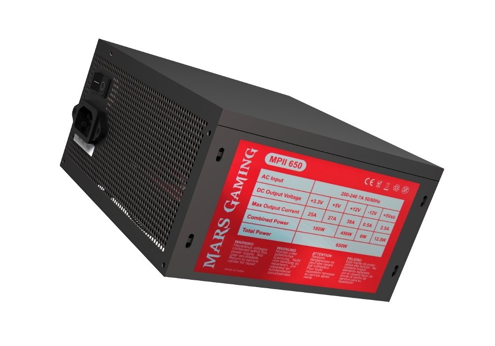 Mars Gaming MPII650 power supply unit – image 4