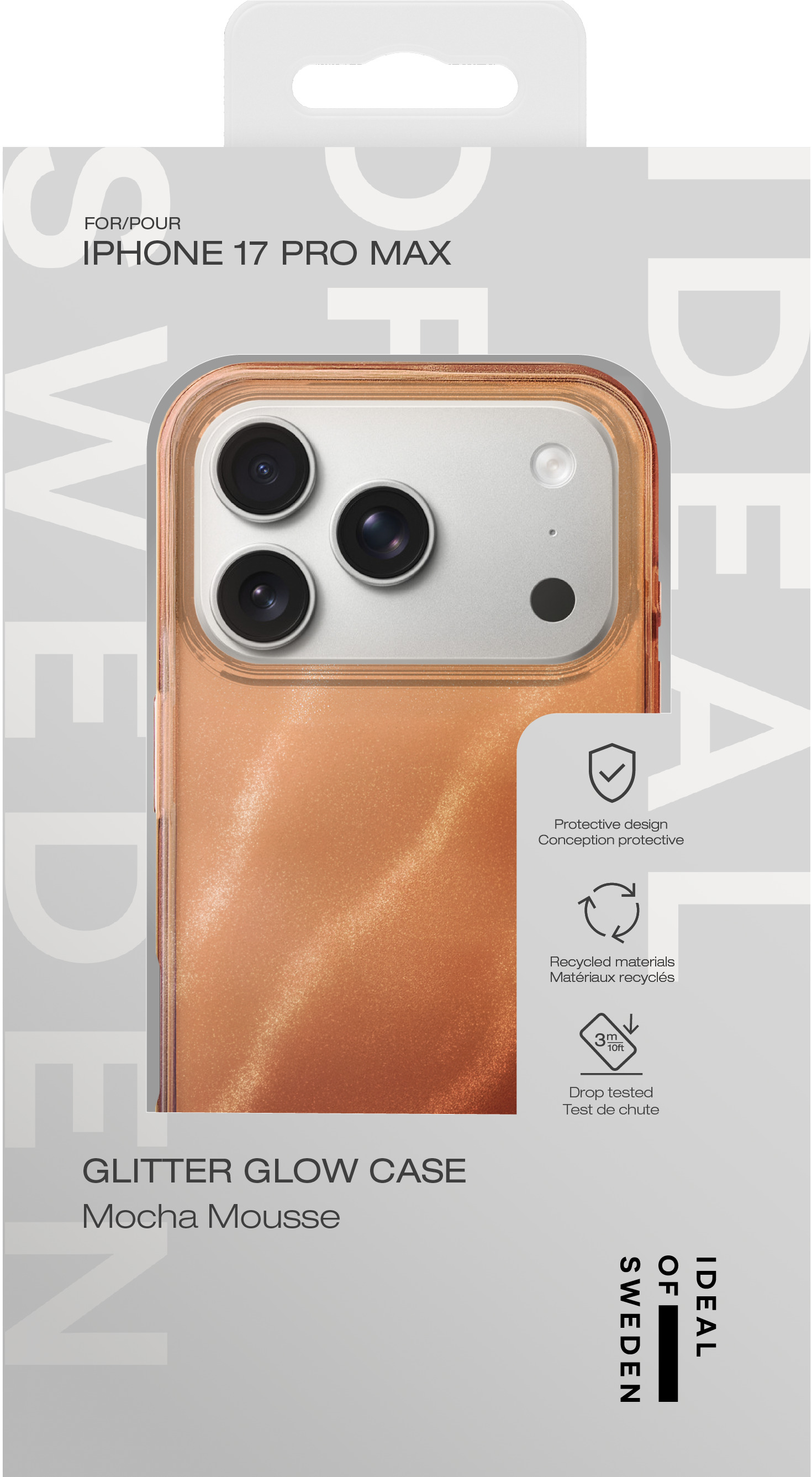 iDeal of Sweden Clear Case iPhone 17 Pro Max Mocha Mousse – image 4