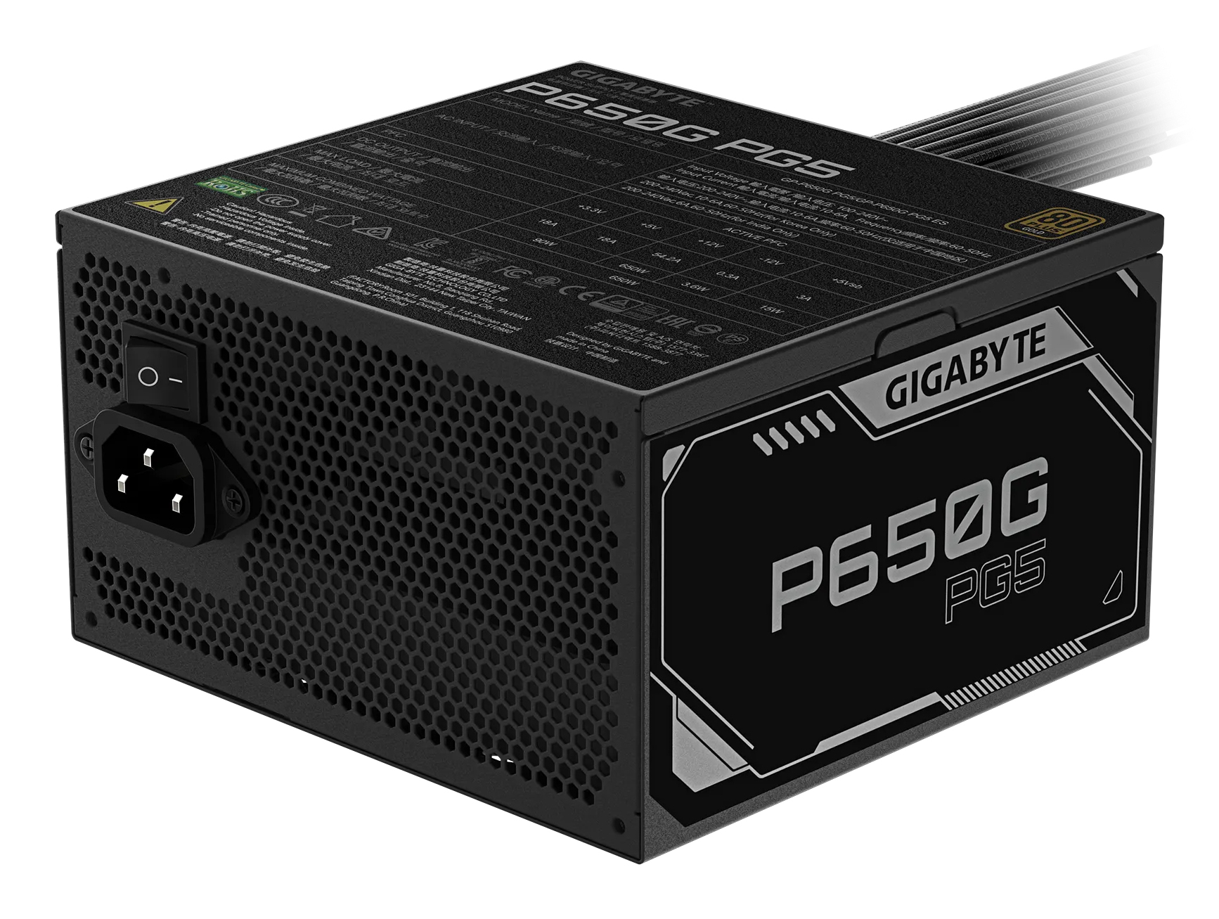 GIGABYTE P650G power supply unit – image 4