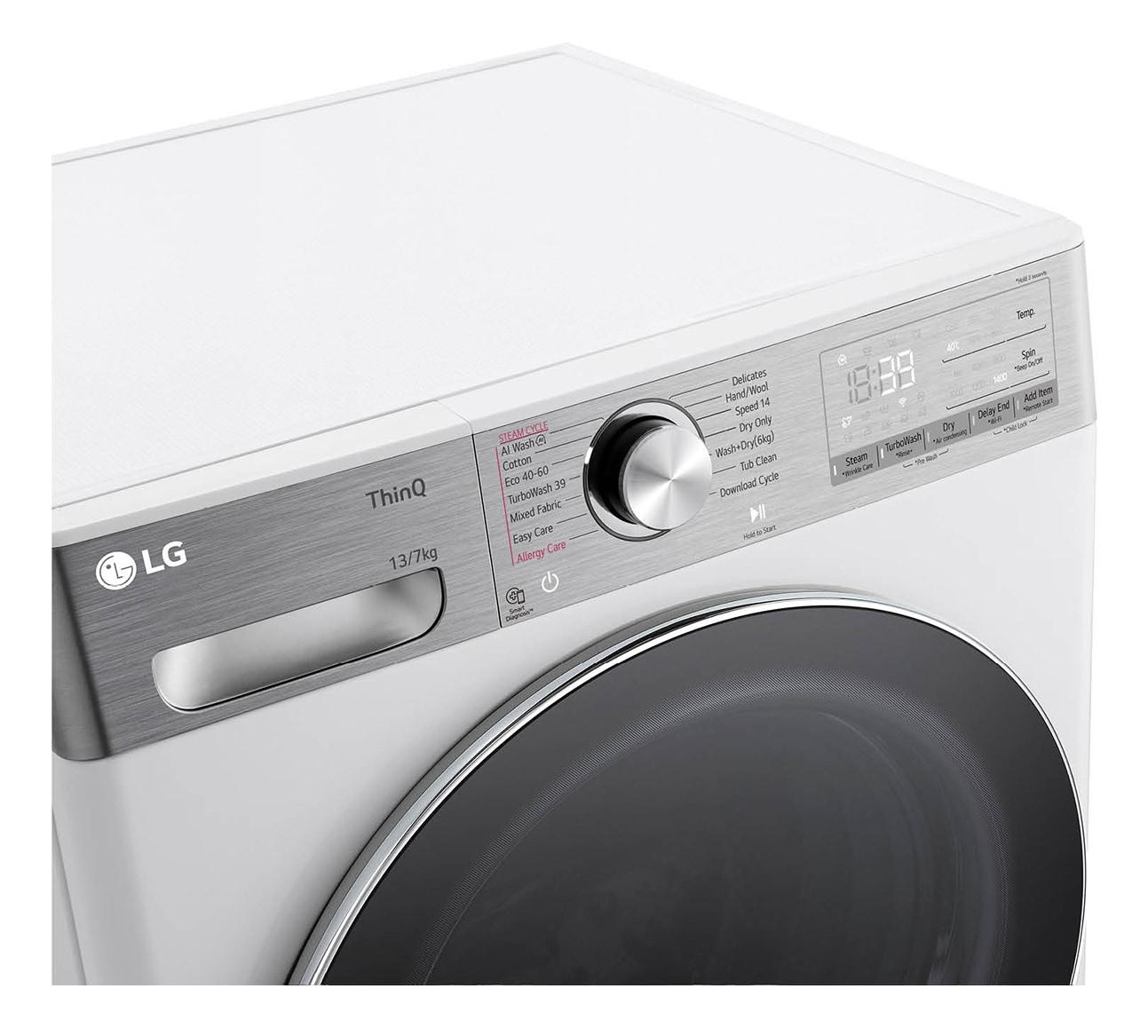 LG FWY937WCTA1 washer dryer Freestanding Front-load White – image 3
